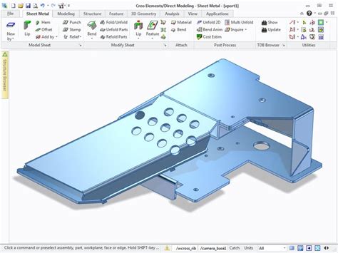 sheet metal parts in packaging design using creo|sheet metal parts and features.